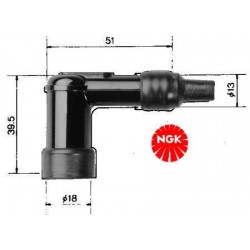 ATTACCO CANDELA NGK LB05F