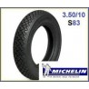 Copertone pneumatico MICHELIN 3.50 10 S83 59 J REINF. rinforzato per VESPA APE e LAMBRETTA