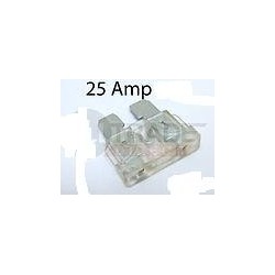 USIBILE A LAMA FUSE BLADE TIPO NORMALE 25 AMP TRASPARENTE