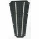 TAPPETINO CENTRALE COMPLETO DI LISTELLI E VITI DI FISSAGGIO PER VESPA 125 150 GS 160 SPRINT RALLY