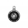 CLACSON NERO 12V CC. D.80MM CON STAFFA SCOOTER TARGATI