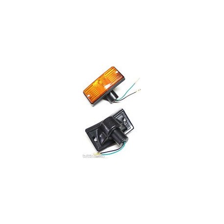 FRECCIA LAMPEGGIATORE ANTERIORE DX ARANCIO  PER VESPA PX 80 100 125 150 200 E ARCOBALENO - P 125 ETS T5 PK S AUTOMATICA
