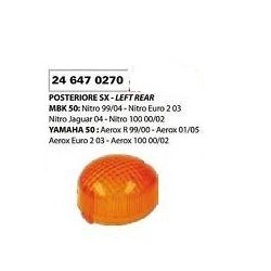 LENTE CORPO LUMINOSO ARANCIO FRECCIA POST.SX YAMAHA AEROX 50 MBK NITRO 50