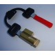 SERRATURA BLOCCASTERZO MODELLO CORTO GUIDA 6MM PIAGGIO CIAO-SI-BRAVO-BOXER