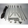 SERIE STRISCE PEDANA COMPLETA PER VESPA 125 VN1T 1954-55 VN2 1956-57 PRODOTTO ITALIANO DI OTTIMA QUALITA'