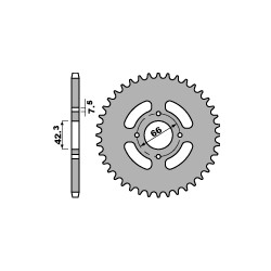 CORONA RIZZATO CALIFFONE RUOTE LEGA Z50
