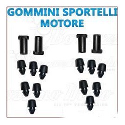 KIT GOMMINI E BOCCOLE PER BATTUTA COFANI / SPORTELLI VESPA 50 125 PK HP RUSH XL S P ETS AUTOMATICA