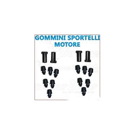 KIT GOMMINI E BOCCOLE PER BATTUTA COFANI / SPORTELLI VESPA 50 125 PK HP RUSH XL S P ETS AUTOMATICA