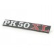 SCRITTA TARGHETTA LATERALE PER VESPA PK 50 XL