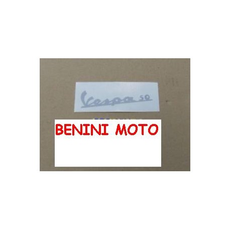 TARGHETTA ADESIVA VESPA 50 GRIGIO 50 90 125 180 200