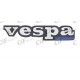 SCRITTA TARGHETTA ANTERIORE PER VESPA 50 80 125 PK AUTOMATICA S ETS