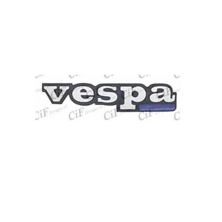 SCRITTA TARGHETTA ANTERIORE PER VESPA 50 80 125 PK AUTOMATICA S ETS