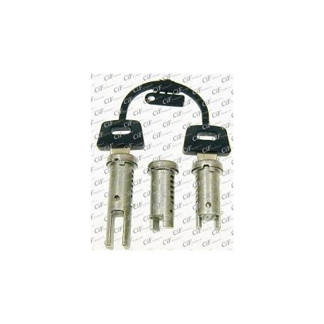 KIT SERRATURA 3 CILINDRETTI CON CHIAVI PER VESPA PK 50 125 FL FL2 HP AUTOMATICA