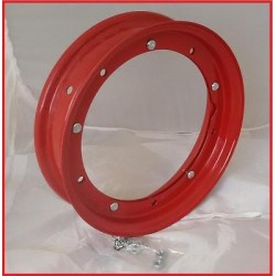 CERCHIO RUOTA ROSSO  300 10" 350 10" VESPA 50 125 PX PE APE