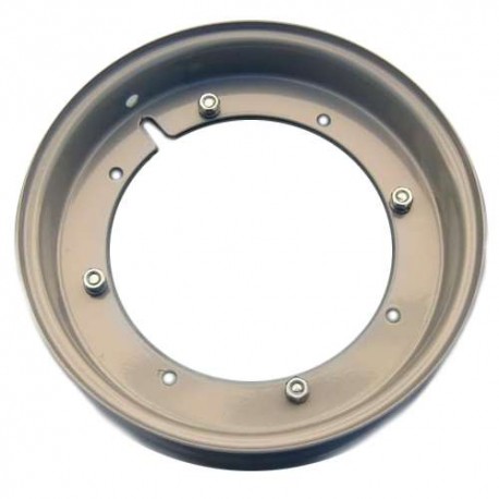 CERCHIO RUOTA ACCIAIO 3.50X 10 TRASFORMAZIONE RUOTA DA 9 A RUOTA DA 10 APERTA VESPA 50 SPECIAL