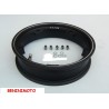 CERCHIO RUOTA 2.10 10" IN LEGA TUBELESS NERO OPACO MODELLO MARGHERITA VESPA 50 125 PRIMAVERA ET3 PX PE