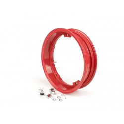 CERCHIO RUOTA 2.10 10" IN LEGA TUBELESS ROSSO MODELLO MARGHERITA VESPA 50 125 PRIMAVERA ET3 PX PE