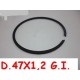 SEGMENTO POLINI D.47X1,2 GRANO INTERNO GHISA