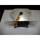 FANALE POSTERIORE ALLUMINIO MOTRAX "EYE" UNIVERSALE STOP A LEDS  CON SUPPORTO TARGA METALLO