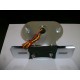FANALE POSTERIORE CROMATO MOTRAX "EYE" UNIVERSALE STOP A LEDS  CON SUPPORTO TARGA METALLO