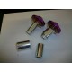 CONTRAPPESI MANUBRIO MOTRAX "BAR-END" UNIVERSALI VIOLA ANODIZZATO