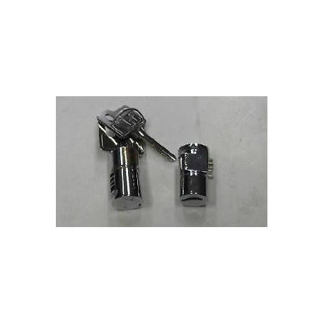 COPPIA CILINDRETTI A PULSANTE PER MANIGLIE PORTIERE SX/DX APE CAR P2-P3 MAX DIESEL APE POKER