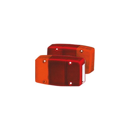 COPPIA LENTI FANALI POSTERIORI PIAGGIO APE 125-175-250-350-450-500-550