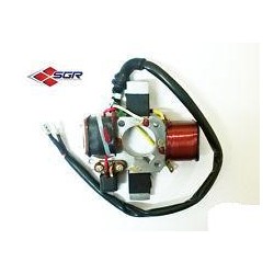 STATORE ELETTRONICO 4 POLI 2 BOBINE PER MOTORE PIAGGIO 50 BOSS  BRAVO EVL/3  SI  FL2  MIX SUPER BRAVO  SUPERBRAVO 3 CIAO PORTER