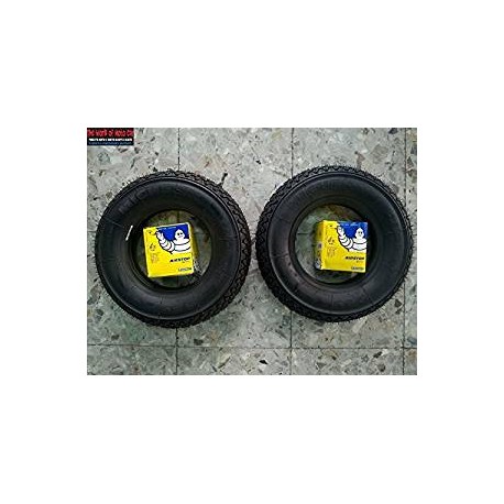 KIT 2 COPERTONE PNEUMATICO CAMERA D'ARIA 3.50.8 S83 46J