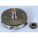 COPPIA TRASMISSIONE CAMPANA FRIZIONE POLINI DENTI ELICOIDALI Z 18-67 VESPA 50/75 PK-PX XL-SPECIAL