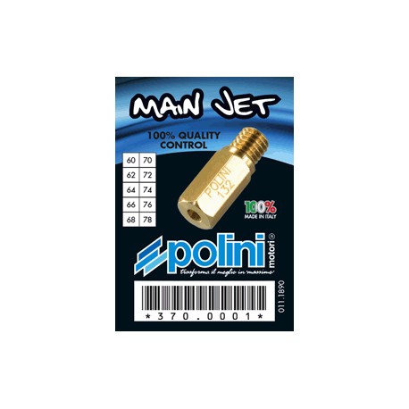 KIT GETTI CARBURATORE PWK CONFEZIONE 10 PZ (125-128-130-132-135-138-140-142-145-148)