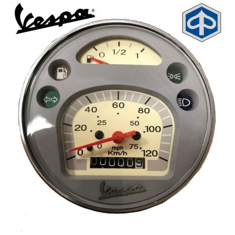 CONTACHILOMETRI GRUPPO STRUMENTI VESPA PX ULTIMO TIPO FRENO A DISCO ADATTABILE A PX PE ARCOBALENO