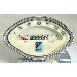 CONTACHILOMETRI PER VESPA GT 150 160 KM 0/120 - FONDO CREMA