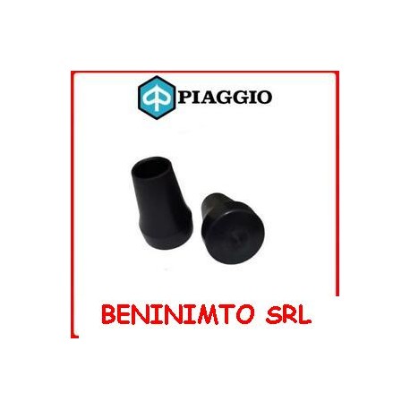 COPPIA SCARPETTE NERE CAVALLETTO PER VESPA PX PE T5 COSA