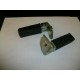 COPPIA POGGIAPIEDI CON OCCHIELLO PER MOTO E SCOOTER