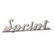 SCRITTA TARGHETTA  ANTERIORE "SPRINT" LUNGHEZZA 80MM VESPA SPRINT 150-SPRINT VELOCE
