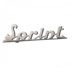 SCRITTA TARGHETTA  ANTERIORE "SPRINT" LUNGHEZZA 80MM VESPA SPRINT 150-SPRINT VELOCE