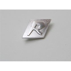 SCRITTA TARGHETTA ANTERIORE PIAGGIO VESPA "R" LUCIDA VESPA GRAN TURISMO