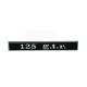 TARGHETTA SCRITTA POSTERIORE "125 G.T.R."