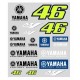 KIT ADESIVI VR46 YAMAHA RACING