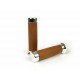 COPPIA MANOPOLE MARRONI CROMATE VESPA PX NUOVO TIPO