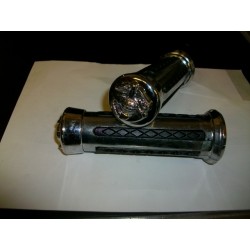 COPPIA MANOPOLE CUSTOM CROMATE
