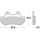 PASTIGLIE FRENO NEW FREEN FD0058 BS HONDA