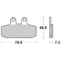 PASTIGLIE FRENO ANTERIORI APRILIA-CAGIVA-FANTIC-GARELLI-GILERA-HONDA-MALAGUTI-YAMAHA