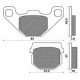 PASTIGLIE FRENO ANTERIORI APRILIA SCARABEO 50 2T-4T GILERA STALKER PEUGEOT KISBEE