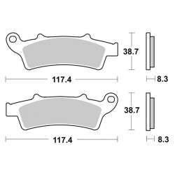 PASTIGLIE FRENO ANTERIORI APRILIA ATALANTIC 125 150 200 PINZA GRIMECA