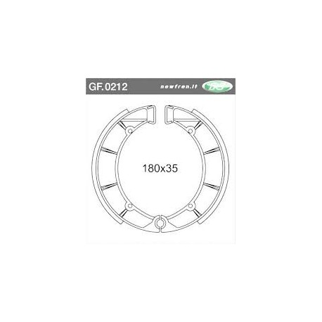 GANASCE FRENO POSTERIORI CAGIVA SST 250 SX 250-350 ALA VERDE 250-350