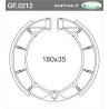 GANASCE FRENO POSTERIORI CAGIVA SST 250 SX 250-350 ALA VERDE 250-350