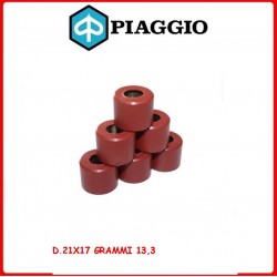 KIT RULLI PIAGGIO D.21X17 GRAMMI 14