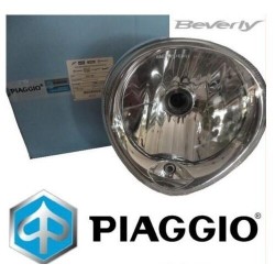 GRUPPO OTTICO FARO ALOGENO  ORIGINALE PIAGGIO BEVERLY 125 250 300 400 500 TOURER